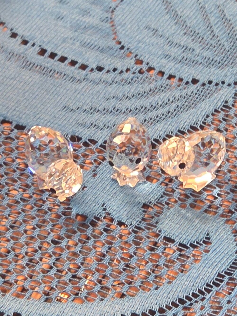 Swarovski baby chicks crystal figurines Endangered Species Collection